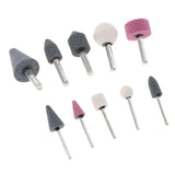 Max Maxb 10x 6mm Cylindrical Electric Nail Drill Bits Polishing Grinding Head ZP-1005