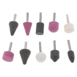 Max Maxb 10x 6mm Cylindrical Electric Nail Drill Bits Polishing Grinding Head ZP-1001