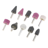 Max Maxb 10x 6mm Cylindrical Electric Nail Drill Bits Polishing Grinding Head ZP-1001