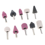 Max Maxb 10x 6mm Cylindrical Electric Nail Drill Bits Polishing Grinding Head ZP-1009