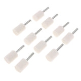 Max Maxb 10pcs Wool Polishing Grinding Head Cylinder 6mm for Electric Grinders