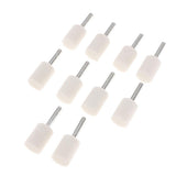 Max Maxb 10pcs Wool Polishing Grinding Head Cylinder 6mm for Electric Grinders