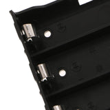 Max 3 x 1.5V AA Battery Holder Case Box Black Wire Leads Soldering board PCB