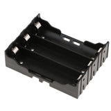 Max 3 x 1.5V AA Battery Holder Case Box Black Wire Leads Soldering board PCB