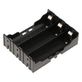 Max 3 x 1.5V AA Battery Holder Case Box Black Wire Leads Soldering board PCB