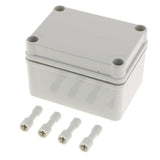 Max Enclosure Cable Junction Box Adaptable ABS Plastic IP67 Outdoor Waterproof 110×80×70mm