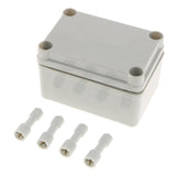 Max Enclosure Cable Junction Box Adaptable ABS Plastic IP67 Outdoor Waterproof 95×65×55MM