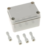 Max Enclosure Cable Junction Box Adaptable ABS Plastic IP67 Outdoor Waterproof 95×65×55MM