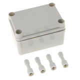 Max Enclosure Cable Junction Box Adaptable ABS Plastic IP67 Outdoor Waterproof 95×65×55MM