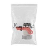Max 1000L IBC Tank HDPE Screwable Ball Valve DN50 50mm 2" Inlet Diameter 75mm