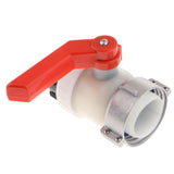 Max 1000L IBC Tank HDPE Screwable Ball Valve DN50 50mm 2" Inlet Diameter 75mm