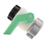 Max 1000L IBC Tank HDPE Screwable Ball Valve DN50 50mm 2" Inlet Diameter 75mm