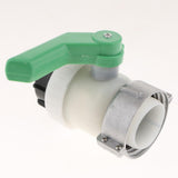 Max 1000L IBC Tank HDPE Screwable Ball Valve DN50 50mm 2" Inlet Diameter 75mm