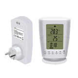 Maxbell TS-2000 Programmable Wireless Thermostat Socket White LCD Home Intelligent