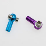 Max Maxb Aluminum M3 Link Rod End Ball Joint CW for 1/10 RC Car Crawler Buggy Blue