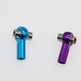 Max Maxb Aluminum M3 Link Rod End Ball Joint CW for 1/10 RC Car Crawler Buggy Blue
