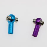 Max Maxb Aluminum M3 Link Rod End Ball Joint CW for 1/10 RC Car Crawler Buggy Blue