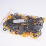 Max Maxb Plastic Safety Chain 6mm x 3800 Meter Roll Plastic Link Warning Chain Black + Yellow