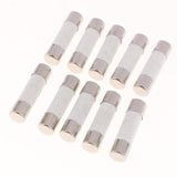 Max 20 Pieces R015 Series 500V Cylindrical Ceramic Fuse Tube Fast Blow 38x10mm 10A