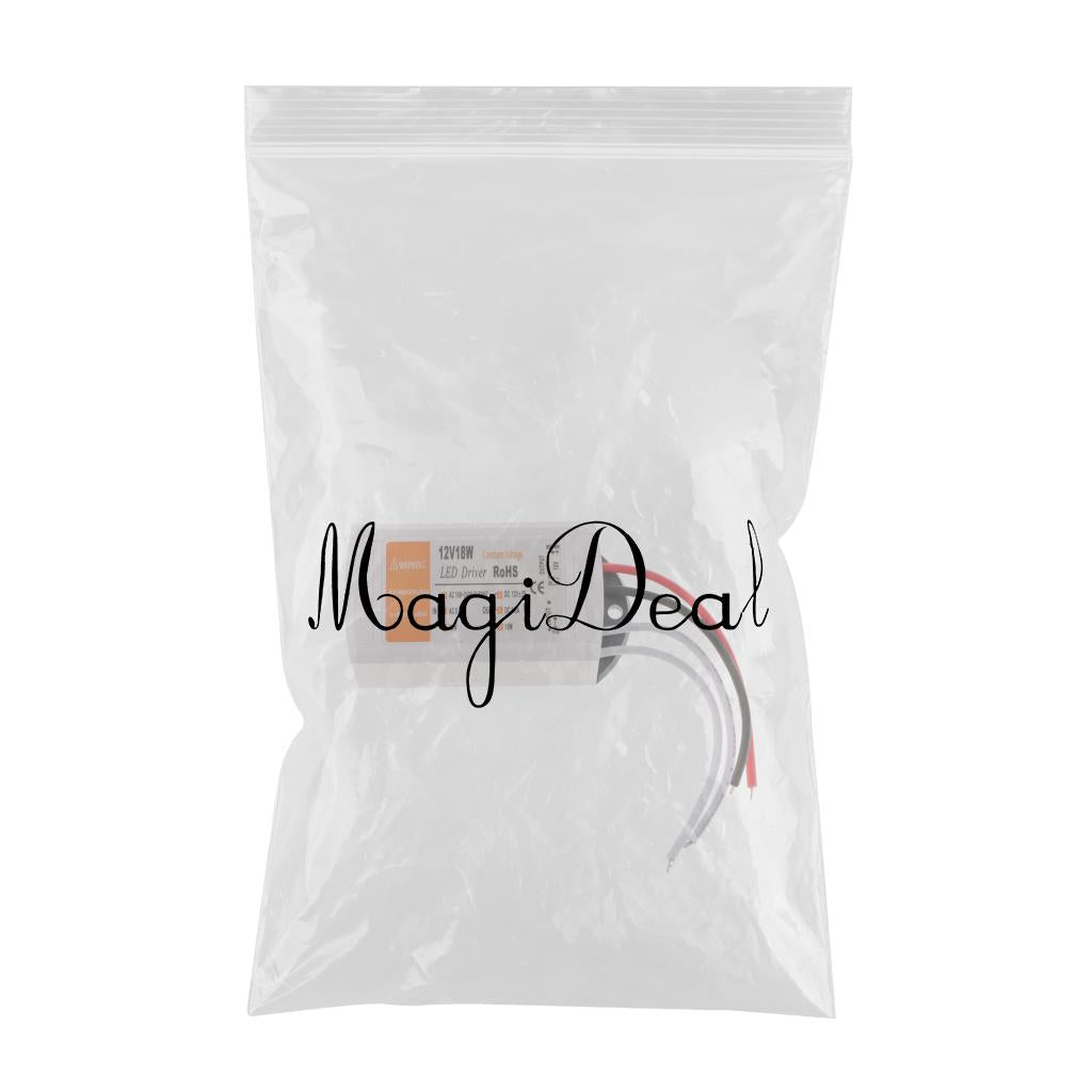 Max Maxb LED Lights Transformer, Electronic Transformer DC 12V to AC 90-240V 18W