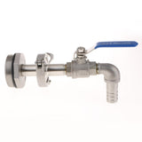 Max 90 Degree Ton Barrel Replacement Outlet Tap for Oil Water Outlet Discharge Port Inner Diameter 20MM