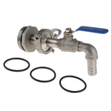 Max 90 Degree Ton Barrel Replacement Outlet Tap for Oil Water Outlet Discharge Port Inner Diameter 20MM
