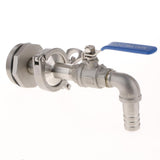 Max 90 Degree Ton Barrel Replacement Outlet Tap for Oil Water Outlet Discharge Port Inner Diameter 20MM