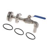 Max 90 Degree Ton Barrel Replacement Outlet Tap for Oil Water Outlet Discharge Port Inner Diameter 20MM