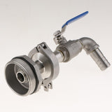 Max 90 Degree Ton Barrel Replacement Outlet Tap for Oil Water Outlet Discharge Port Inner Diameter 20MM