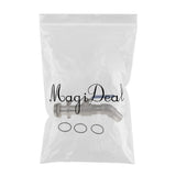 Max 45DTilt Nozzl Ball Valve Drum Adapter for 200L Stainless Steel 40.5MM Outlet