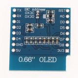 Max OLED Display Module D1 Mini 0.66IN OLED 64X48 LCD module IIC / I2C SSD1306