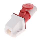 Max 380-415V 16A Waterproof Male And Female Connectors 3P+E IP44 6H Plug Socket