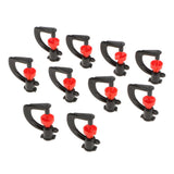 Max 10pcs G Type Plastic Greenhouse Humidifier irrigation Rotating Micro Nozzle