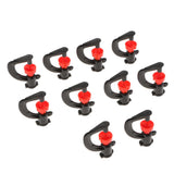 Max 10pcs G Type Plastic Greenhouse Humidifier irrigation Rotating Micro Nozzle