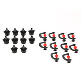 Max 10pcs Plastic Greenhouse Humidifier irrigation Rotating Micro Nozzle