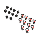 Max 10pcs Plastic Greenhouse Humidifier irrigation Rotating Micro Nozzle