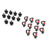 Max 10pcs Plastic Greenhouse Humidifier irrigation Rotating Micro Nozzle