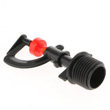 Max 10pcs Plastic Greenhouse Humidifier irrigation Rotating Micro Nozzle