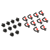 Max 10pcs Plastic Greenhouse Humidifier irrigation Rotating Micro Nozzle