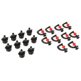 Max 10pcs Plastic Greenhouse Humidifier irrigation Rotating Micro Nozzle
