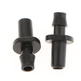 Max Irrigation Connector Joiner 10pcs Pipe System Barb Drip Tee Hose Coupling Single Barb