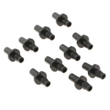 Max Irrigation Connector Joiner 10pcs Pipe System Barb Drip Tee Hose Coupling Single Barb