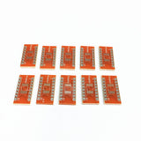 Max 10PCS SO/SSOP/TSSOP/SOIC16 to DIP Adapter PCB Board Converter Double Sides
