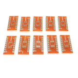 Max 10PCS SO/SSOP/TSSOP/SOIC16 to DIP Adapter PCB Board Converter Double Sides