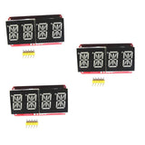 Max 0.54" 4 bit Digital LED Display Module I2C Interface For Arduino Red Yellow