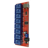 Max 8 Channel USB Relay Module HID No Drive USB Relay for MCU Control 12V