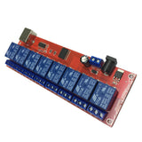 Max 8 Channel USB Relay Module HID No Drive USB Relay for MCU Control 12V