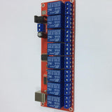 Max Maxb 8 Channel USB Relay Module HID No Drive USB Relay for MCU Control 5V