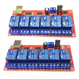Max Maxb 6 Channel USB Relay Module Board Optocoupler Computer Control For Arduino 12V