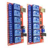 Max Maxb 6 Channel USB Relay Module Board Optocoupler Computer Control For Arduino 12V